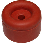 Dresselhaus - Komponente für Tür (Schaltschrank) Türpuffer 4232/776/76 40x25 Gummi, rot − 25 Stück