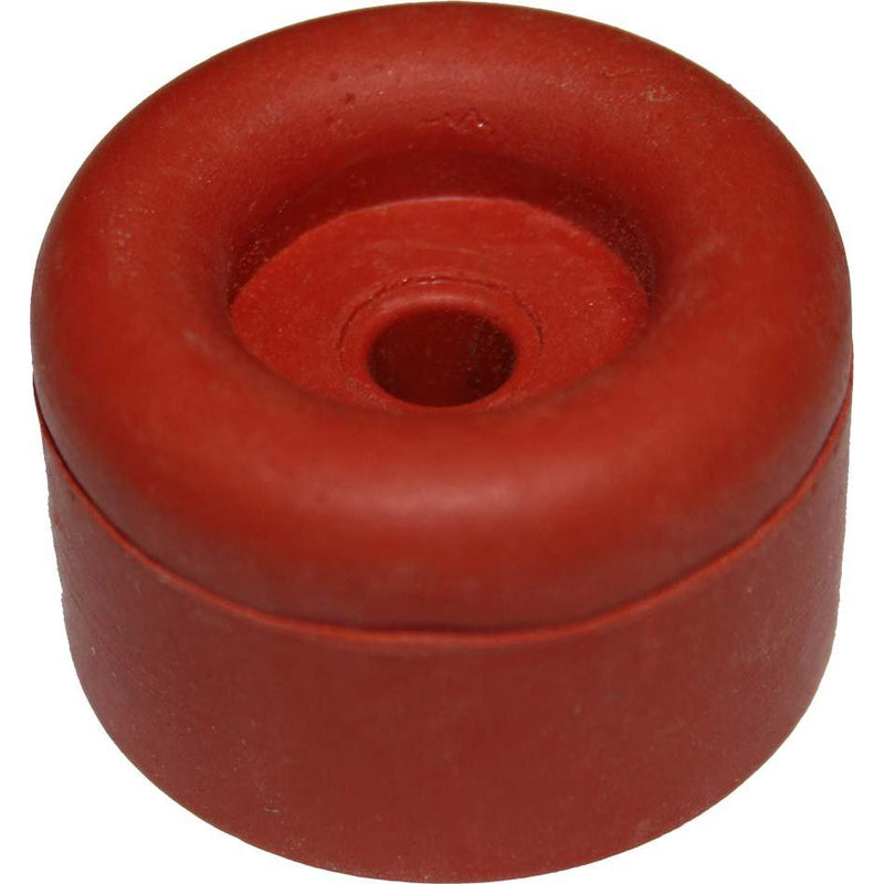Dresselhaus - Komponente für Tür (Schaltschrank) Türpuffer 4232/776/76 40x25 Gummi, rot − 25 Stück