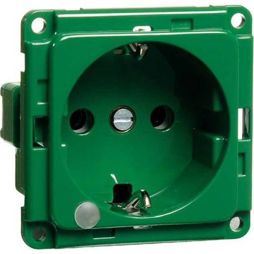 Peha - Schalter-/Steckdosenkombination SCHUKO-Steckdose gn D 6511.42 ME LED/4 16A 250V 2-pol.Licht