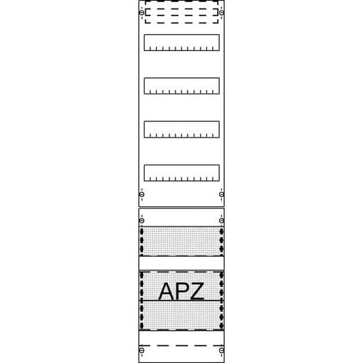 Striebel&John - Verteilerfeld für Installationsverteiler Verteilerfeld FV17A3 mit APZ 7RE