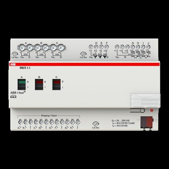 ABB Stotz S&J - Bussystem-Kombi I/O Gerät Raum Master, Basic, REG RM/S1.1