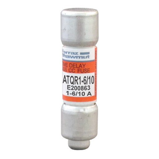 Mersen - Zylindrische Sicherung Sicherungseinsatz Class CC ATQR1-6/10 T ATQR 10x38 1,6A − 10 Stück