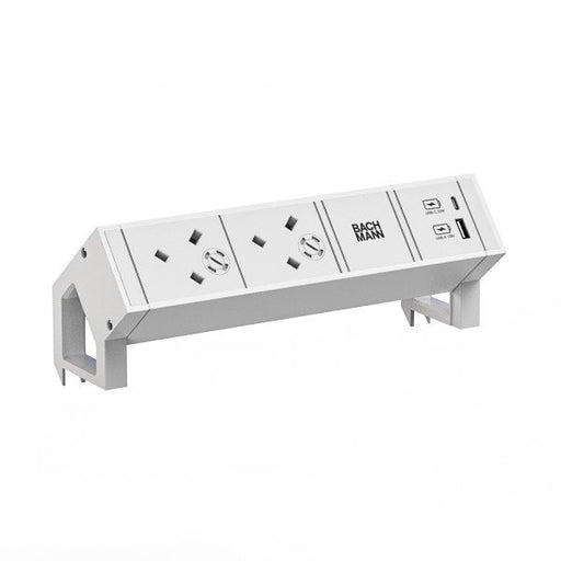 Bachmann - Multi-Tischsteckdose Steckdosenleiste 9.023.230 DESK2 2xUK 45Grd