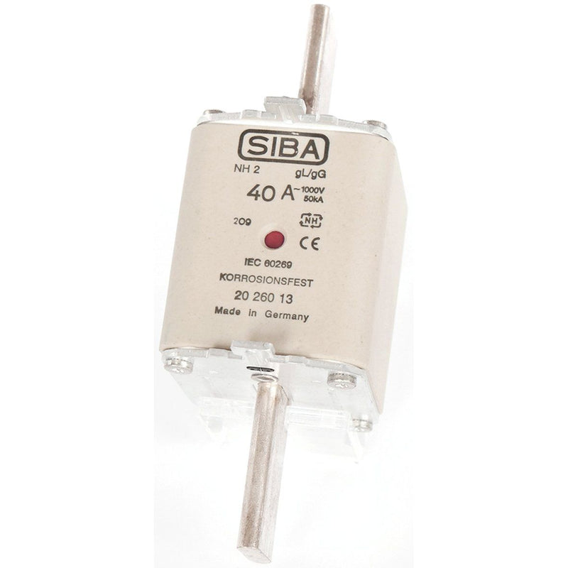 Siba - Messersicherung NH-Sicherungseinsatz 2021208.400 400A NH2 aM 690V − 3 Stück