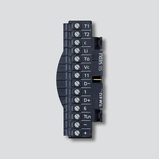 Siedle&Söhne - Zubehör/Ersatzteile für Türkommunikation Klemmblock TLM 612 Schwarz