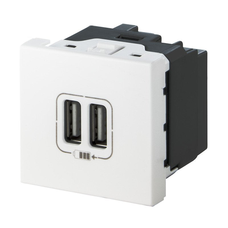Weidmüller - Modularer Steckverbinder Einbaugehäuseeinsatz IE-FCI-PWB-2USB-A-5V Einsatz − 1 Stück