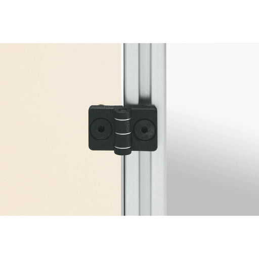 Item - Verbinder für Stiel/Profilschiene Scharnier 0.0.370.18 schwarz, 1N