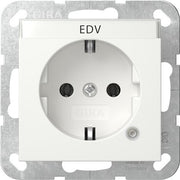 Gira - Steckdose SCHUKO Kontroll + BSF 445203 Reinweiß