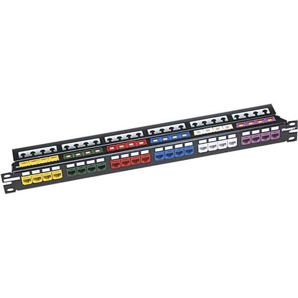 Panduit - Patchpanel Kupfer Patch-Panel CP24WSLGY