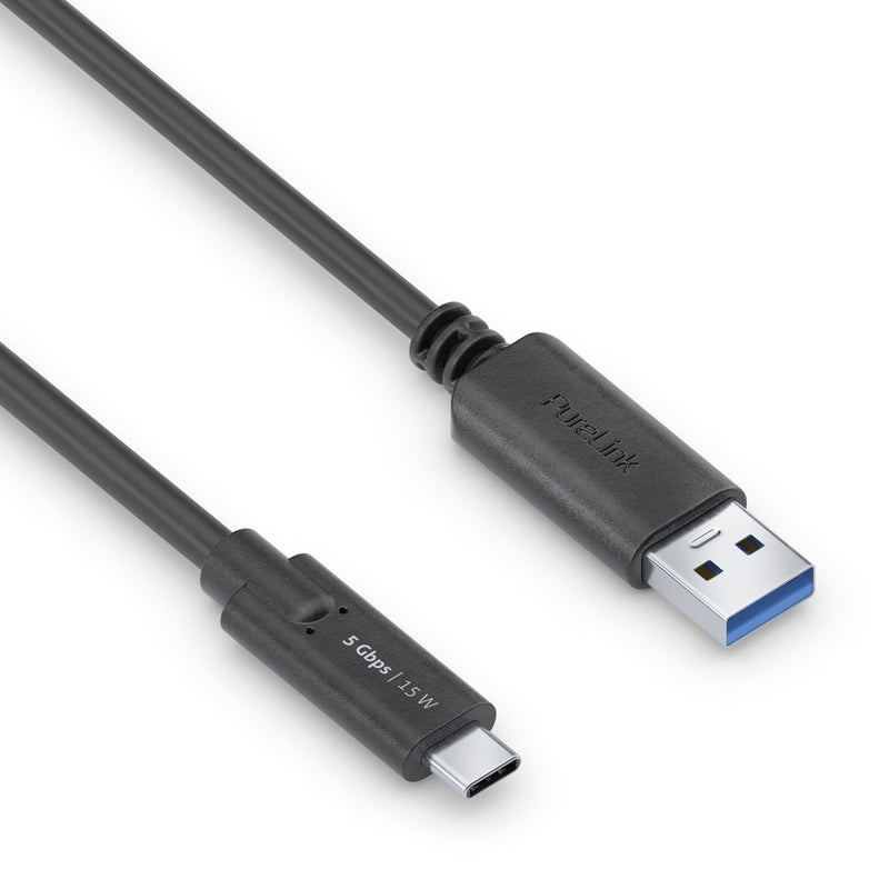 PureLink - PC-Kabel USB-C>A Kabel 1,5m IS2601-015 iSerie,3.1