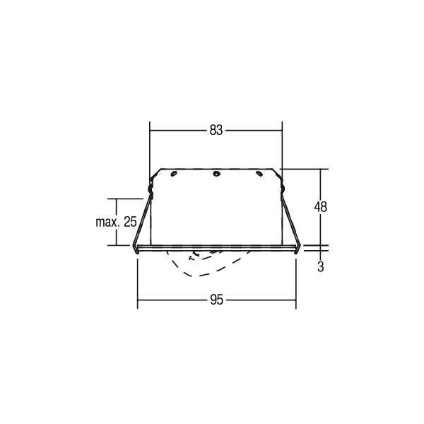 Brumberg Leuchten - Downlight/Strahler/Flutlicht LED-Einbaustrahler 230V 38277173 3000K