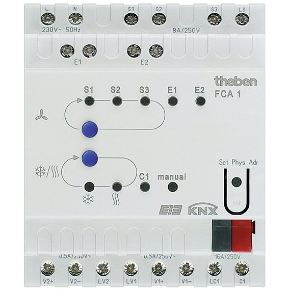 Theben - Bussystem-Heizungsaktor Schaltaktor FCA 1 EIB/KNX − 1 Stück