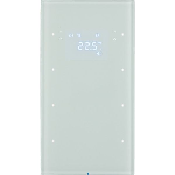 Berker - Bussystem-Tastsensor Touchsensor 3fach 75643050 Glas polarweiß