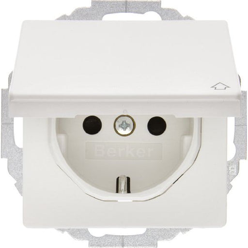 Berker - Steckdose SCHUKO-Steckdose 47446089 m.Klappdeckel