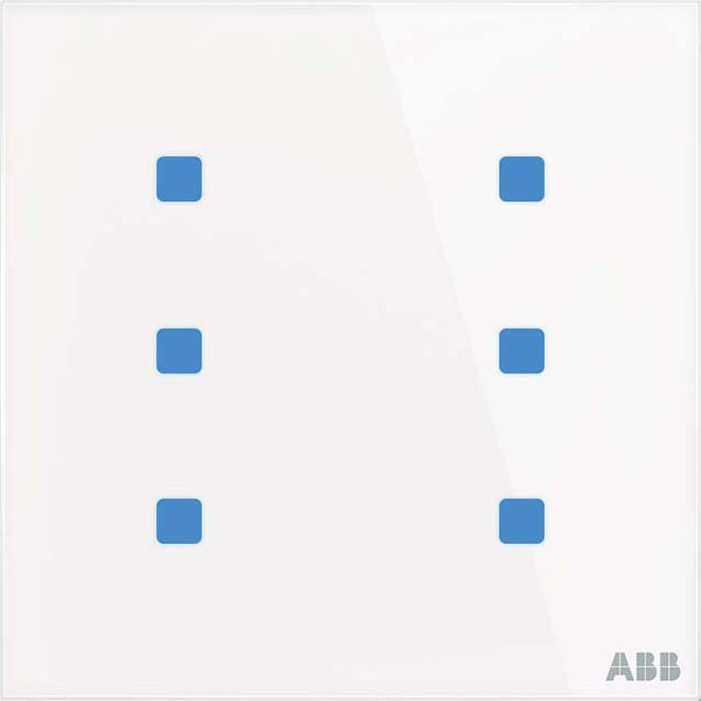 Busch-Jaeger - Bussystem-Tastsensor Touch-Bedienelement TB/U6.5.1-CG 6-fach KNX