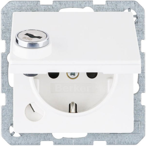 Berker - Steckdose SCHUKO-Steckdose 47636089 polarweiß matt