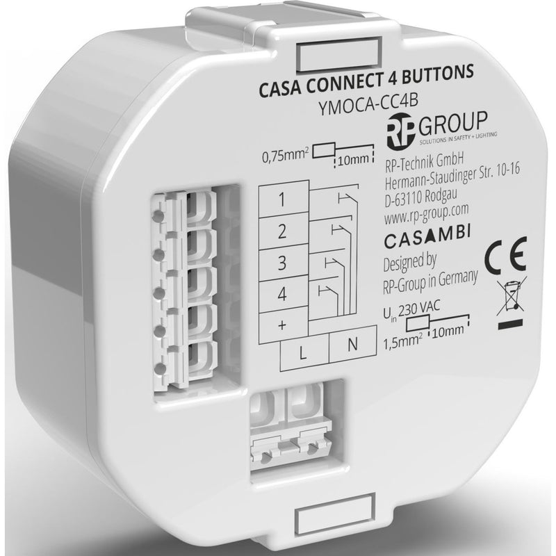 RP-Technik - Steuergerät für Leuchten Casambi-Tastermodul YMOCA-CC4B-LR