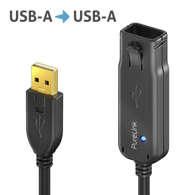 PureLink - PC-Kabel Aktiv Verlängerung 24m DS2100-240 USB 2.0