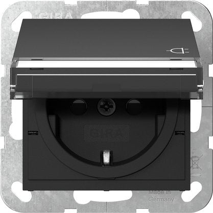 Gira - Steckdose KD+BSF 4557005 Schwarz