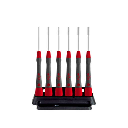 Wiha - Schraubendreherset Feinschraubendreher PF Set 265PK601 6-kant-Steck. 6-tlg