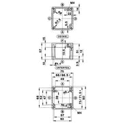 Bernstein - Leergehäuse Aluminiumgehäuse GEH.CA-140