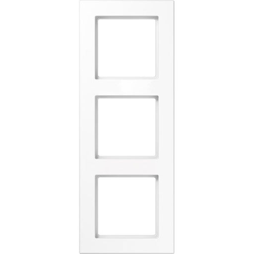 Jung - Abdeckrahmen Rahmen 3-fach aws AC 583 WW waage/senkrecht