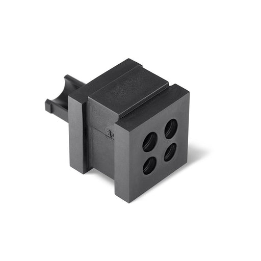 HellermannTyton - Kabelführung für Gehäuse/Schränke Vierfachtülle VP-S_4/5-6 VarioPlate 5-6 mm − 20 Stück