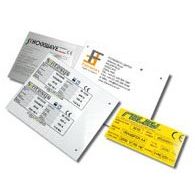Cembre - Kennzeichnungsmaterial 48902 MG-VRT-R PVC 62X88MM 48902 WEISS − 50 Stück