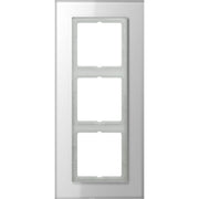 Jung - Abdeckrahmen Glasrahmen 3-fach aws LSP 983 GL WW waage/senkrecht