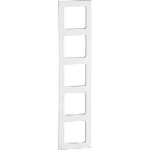 Peha - Abdeckrahmen Rahmen 5-fach alu D 20.675.702 T waage/senkrecht