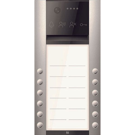 TCS Tür Control - Türstation für Türkommunikation Video-Außenstation AVA620212-0010 12 Klingelta. (R/L)
