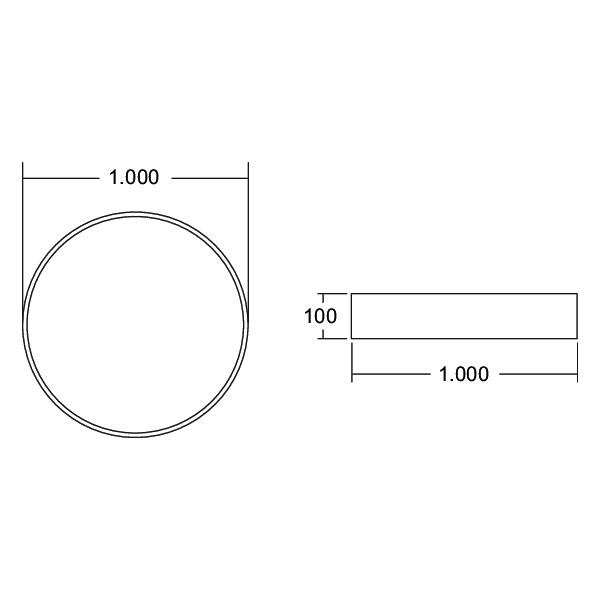 Brumberg Leuchten - Decken-/Wandleuchte LED-Anbau-Flächenleuchte 13682163 direkt 3000K