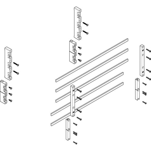 ABN - Verteilerfeld für Installationsverteiler Sammelschienen-Modul MFSC23615 flach 2FB/3RE