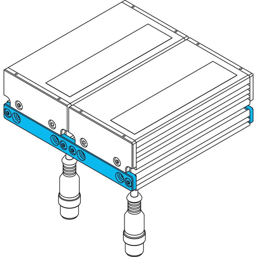 Di-soric - Zubehör/Ersatzteile für Leuchteneinbaugehäuse BEK-A-MOUNTINGSET BEK-A-MOUNTINGSET 12 x 120,5 x 3,5mm