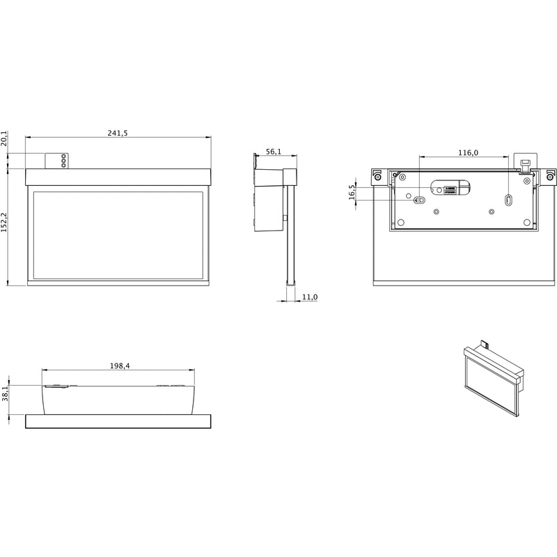 RP-Technik - Hinweisleuchte Sicherheitsleuchte GAMW401SC EB 1h