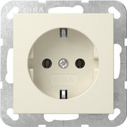 Gira - Steckdose o.Kr. 446601 Cremeweiß