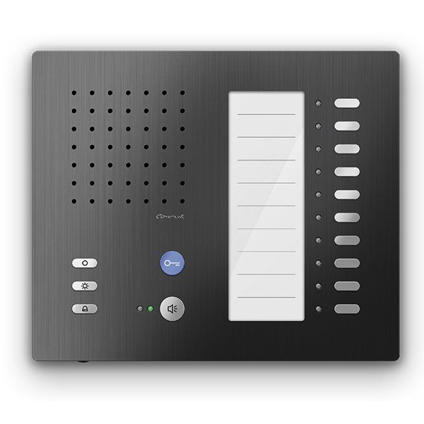 TCS Tür Control - Innenstation für Türkommunikation Audio Innenstation sw CAI1100-0156 Wandger.CAI1100+10TA − 1 Stück
