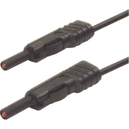 SKS Kontakttechnik - Zubehör/Ersatzteile für Prüf- und Messgeräte (Elektro) Meßleitung MLB 100/1 V sw − 25 Stück