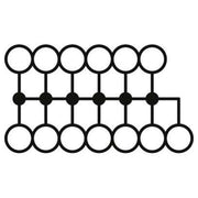 Phoenix Contact - Durchgangs-Reihenklemme Verteilerblock PTFIX 6/12X2#3273226 − 8 Stück