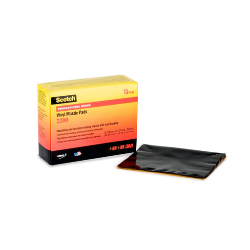3M - Klebeband Isolierband Kautschuk Scotch 2200 (VE10) 114mmx165mm,slbstv. − 5 Packung