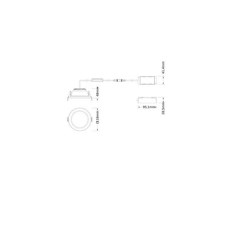 Ledvance - Downlight/Strahler/Flutlicht LED-Downlight DLCTD100P13WMSOP 940