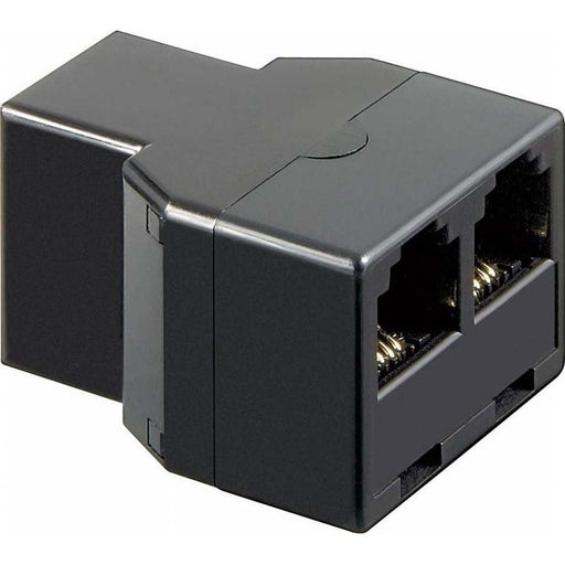 Goobay - Kommunikationstechnik-Adapter ISDN T-Adapter 50597 sw,Bu/Bu − 10 Stück