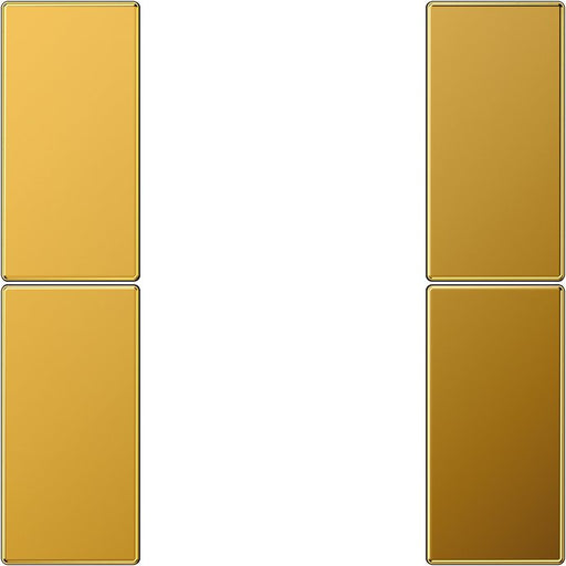 Jung - Abdeckung/Bedienelement für Installationsschalterprogramme Tastensatz, 2fach LS 502 TSA GGO komplett − 1 Stück