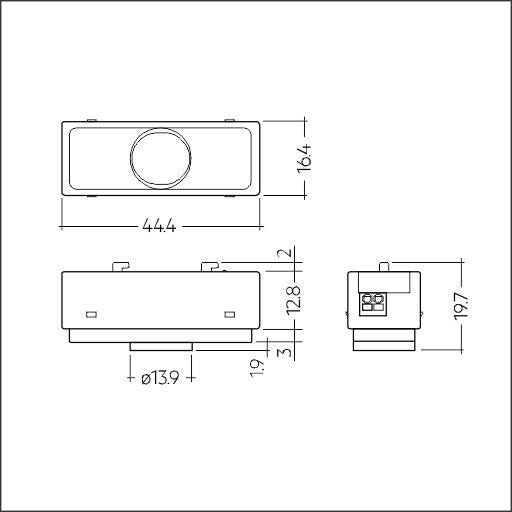 Zumtobel Group - Lichtregelsystemkomponente Sensor MSensor G3 #28002385 sw