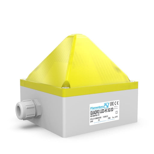 Pfannenberg - Explosionsgeschützte Blitzleuchte LED-Leuchte QUADRO #21108643009 3G/3D ATEX gelb