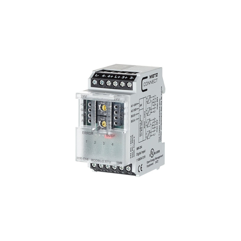 Metz Connect - Bussystem-Binäreingang MR-DI4 Modbus RTU 1108341319