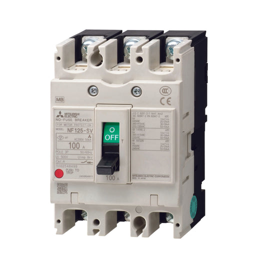 Mitsubishi Electric - Leistungsschalter für Trafo-, Generator- und Anlagenschutz Leistungsschalter NF125-SV 3P 125A 3-polig