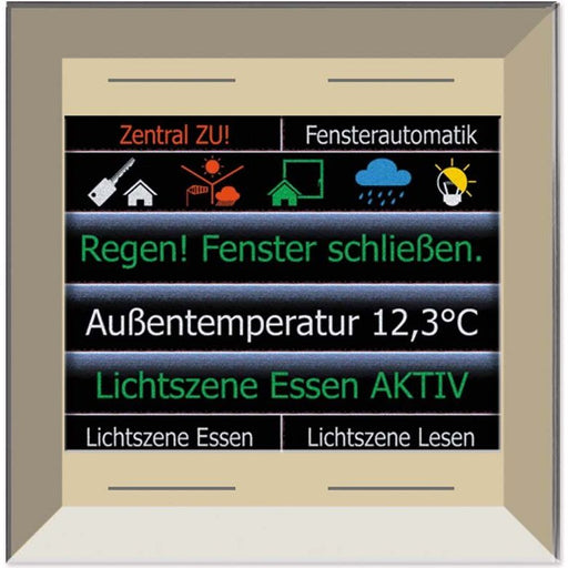 Issendorff - Bussystem-Melde-/Bedientableau Glas-Farbdisplay LCN - GTS4DC 4 Tasten, 2,8 Zoll
