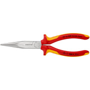 Knipex - Flachzange Flachrundzange 26 16 200 mit Schneide, 200mm