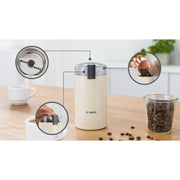 Bosch SDA - Kaffeemühle TSM6A017C creme 180W,max.75g